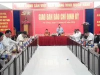 Quang cảnh buổi họp báo