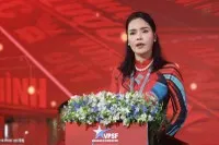 Trưởng ban tổ chức Diễn đàn Kinh tế tư nhân Việt Nam Phạm Thị Bích Huệ. Ảnh: Chí Cường