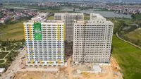 Bắc Giang dự kiến sẽ hoàn thành 5.594 căn nhà ở xã hội trong năm 2025. Ảnh: Nhà ở xã hội Evergreen Bắc Giang.