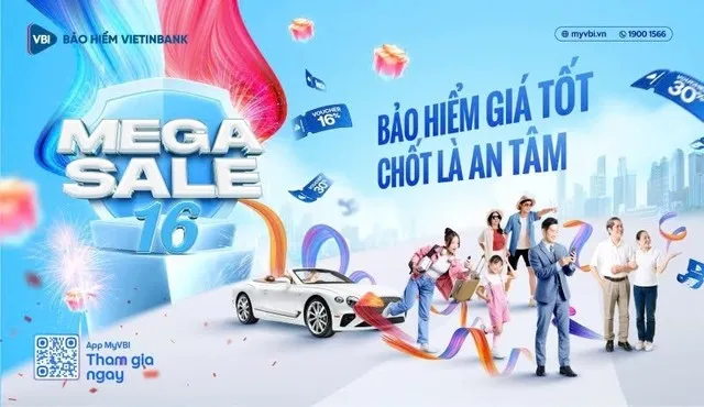 VBI triển khai MegaSale trên toàn quốc từ ngày 1/11 đến 31/12/2024