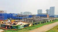 Một dự án bất động sản đang được triển khai ở khu Đông. Ảnh: Lê Toàn.