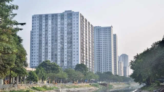 Nhà ở xã hội Đồng Mô hiện có giá không thua kém chung cư thương mại. Ảnh: Thanh Vũ