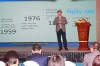 Ông Nguyễn Hải Long, Vụ trưởng Vụ Công tác đại biểu thuộc Ủy ban Công tác đại biểu, chia sẻ thông tin về cuộc bầu cử đại biểu Quốc hội khóa XVI và đại biểu HĐND các cấp nhiệm kỳ 2026-2031 (Ảnh: HP).