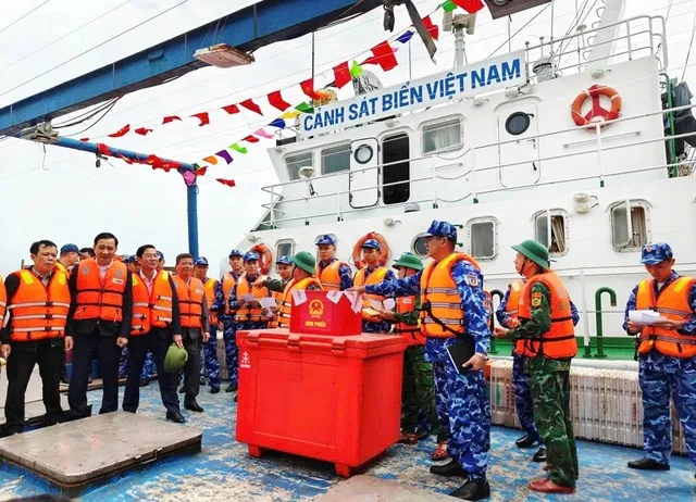 100% số cử tri trên địa bàn đặc khu Bạch Long Vĩ đã bỏ phiếu bầu cử ngày 14/3