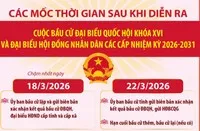 Bầu cử Quốc hội và HĐND: Các mốc thời gian sau khi diễn ra cuộc bầu cử