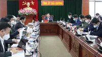 Hội nghị Ban Thường vụ Tỉnh ủy Hải Dương ngày 21/12