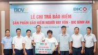 BIC chi trả hơn 1 tỷ đồng quyền lợi bảo hiểm cho khách hàng vay vốn tại Nam Định