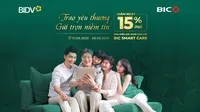BIC giảm 15% phí bảo hiểm sức khoẻ cao cấp BIC Smart Care