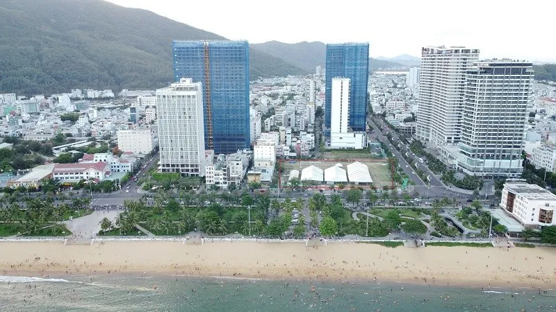 Sau khi thu hồi dự án vào năm 2018, khu đất K200 (khoanh đỏ) đến nay vẫn đang tìm nhà đầu tư mới. 