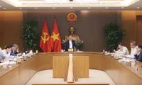Phó thủ tướng Hồ Đức Phớc nhấn mạnh các yêu cầu: Phải quản lý chặt chẽ, bịt các "lỗ hổng" pháp lý liên quan đến đất đai trong quá trình cổ phần hóa - Ảnh: VGP.