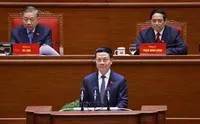Bộ trưởng Bộ Khoa học và Công nghệ Nguyễn Mạnh Hùng trình bày tham luận tại Đại hội sáng 21/1. Ảnh: TTXVN