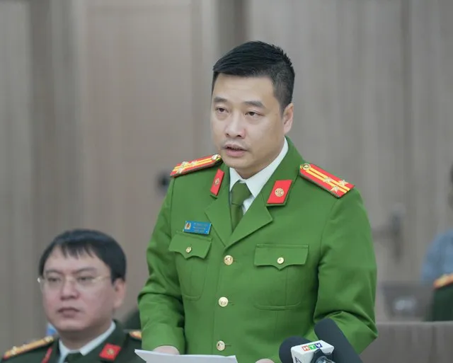 Thượng tá Vũ Thanh Tùng, Phó cục trưởng Cục Cảnh sát điều tra tội phạm về kinh tế, tham nhũng, buôn lậu (C03).