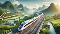 Phối cảnh tuyến đường sắt tốc độ cao Bắc Nam dự kiến sẽ hoàn thành năm 2035
