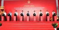 Tỉnh An Giang đã khởi công các dự án, công trình phục vụ Tuần lễ cấp cao APEC 2027. Ảnh: Khánh Thùy
