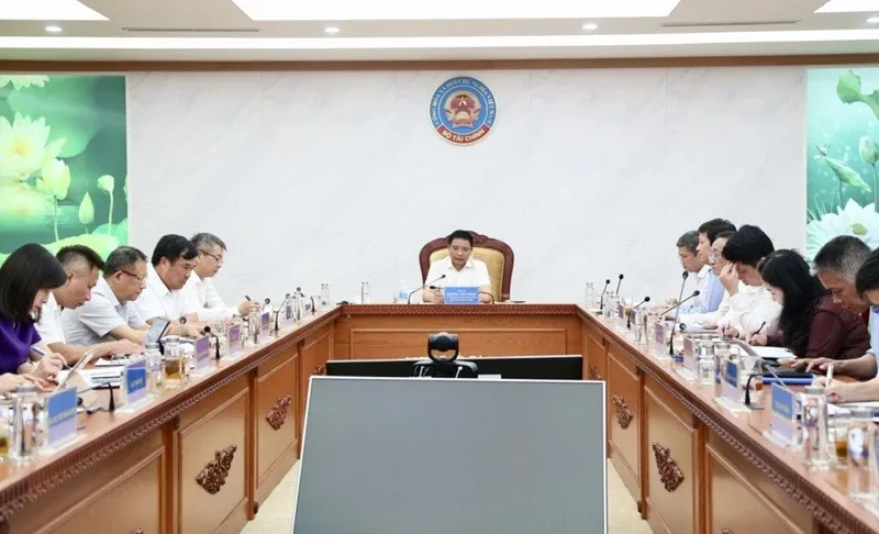 Bộ trưởng Nguyễn Văn Thắng chủ trì cuộc họp. Ảnh: Huyền Trang.