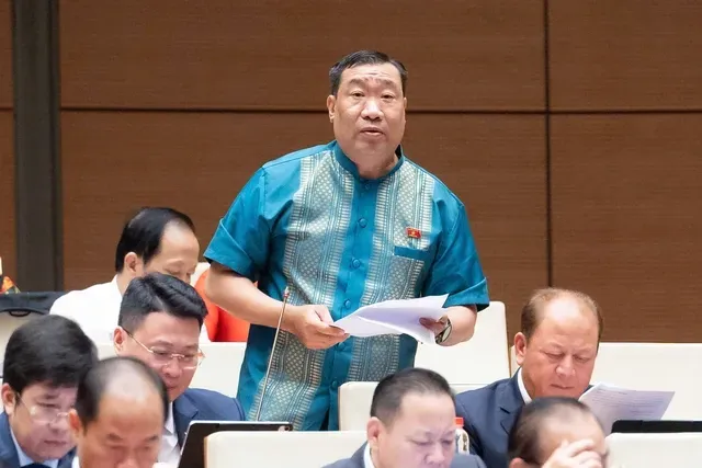 Đại biểu Thạch Phước Bình (đoàn Vĩnh Long)