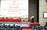 Bộ trưởng Bộ Tài chính Nguyễn Văn Thắng gặp gỡ, tiếp xúc cử tri tại Điện Biên, ngày 5/3/2026. Ảnh: Đức Thanh