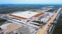 Công trường thi công Cảng hàng không Quảng Trị.