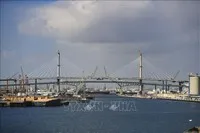 Quang cảnh cảng hàng hóa Long Beach, California, Mỹ. Ảnh minh họa: THX/TTXVN