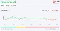 Cặp đôi VIC-VHM tỏa sáng, VN-Index giảm không đáng kể