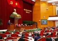 Tổng Bí thư Tô Lâm phát biểu tại Hội nghị lần thứ nhất Ban Chấp hành Trung ương Đảng khóa XIV. Ảnh: TTXVN