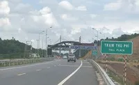 Một đoạn tuyến đường BOT Thái Nguyên - Chợ Mới.