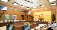 Một phiên họp của Ủy ban Thường vụ Quốc hội.