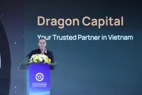Ông Dominic Scriven chia sẻ tại VLCA 2025 (Ảnh: Lê Toàn)