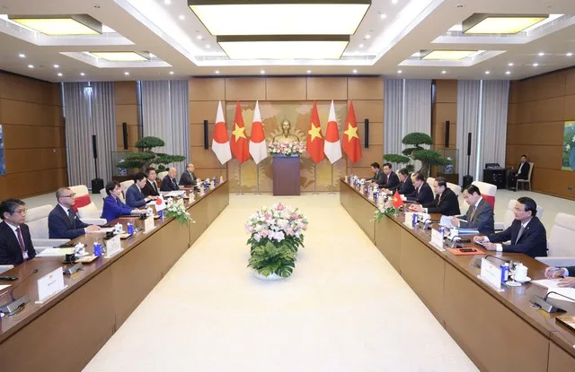 Quang cảnh buổi hội kiến. Ảnh: Đức Thanh.