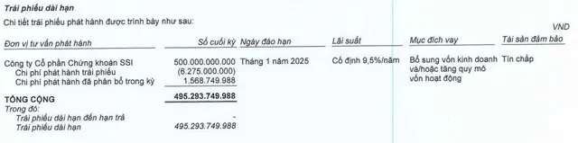 Thông tin trái phiếu của CTD tới 30/9/2022
