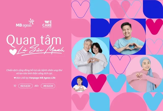 Chiến dịch “Quan tâm là sức mạnh” thuộc Chương trình We Care do MB Ageas Life khởi xướng
