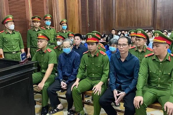 Các bị cáo tại tòa