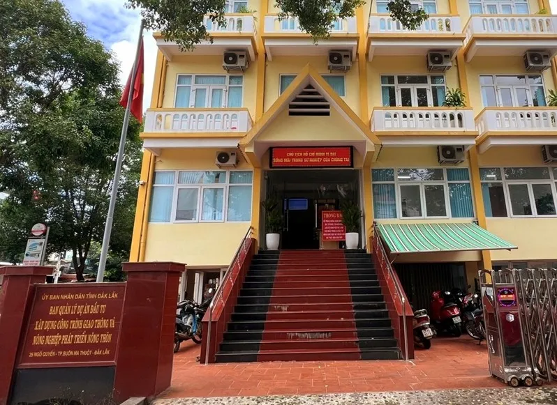 Ban Quản lý dự án tỉnh Đắk Lắk, nơi xảy ra vụ việc.