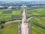 Công trình cầu Tây An 1 và Tây An 2 vẫn chưa thể hoàn thành sau nhiều năm thi công. Ảnh: Hà Nam
