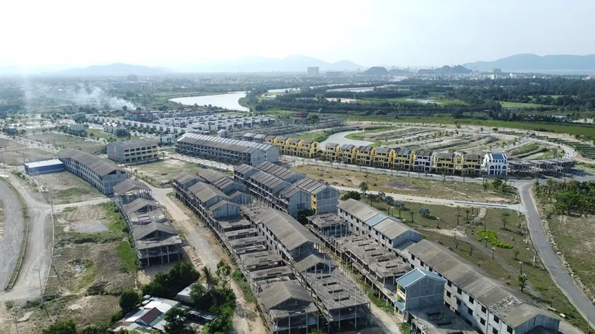 Nhiều dự án đô thị thuộc khu vực đô thị mới Điện Nam - Điện Ngọc đang được triển khai đầu tư.