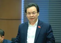Đại biểu Quốc hội Hoàng Văn Cường phát biểu tại họp tổ