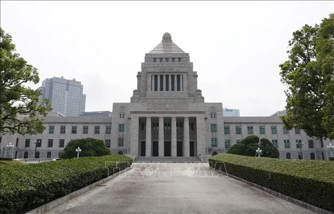 Tòa nhà Quốc hội Nhật Bản tại Tokyo. Ảnh tư liệu: Kyodo/TTXVN