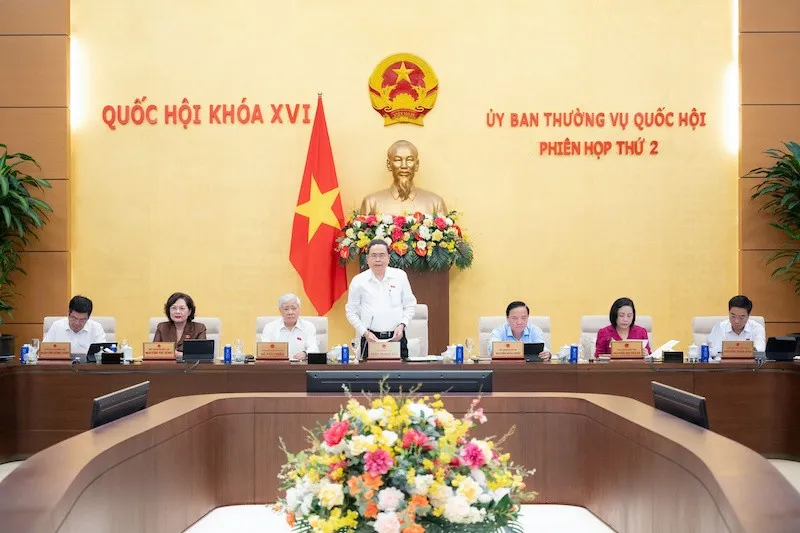  Chủ tịch Quốc hội Trần Thanh Mẫn phát biểu khai mạc phiên họp - Ảnh TC. 