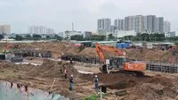 Các dự án chung cư đang được đẩy mạnh triển khai. Ảnh: Lê Toàn.