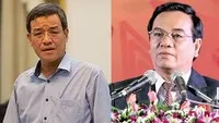 Ông Đinh Quốc Thái (trái) và ông Trần Đình Thành.