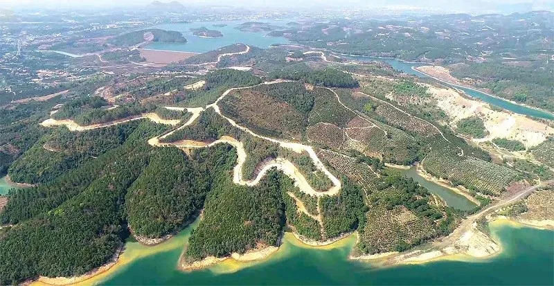 Hồ Đại Ninh, tỉnh Lâm Đồng. 