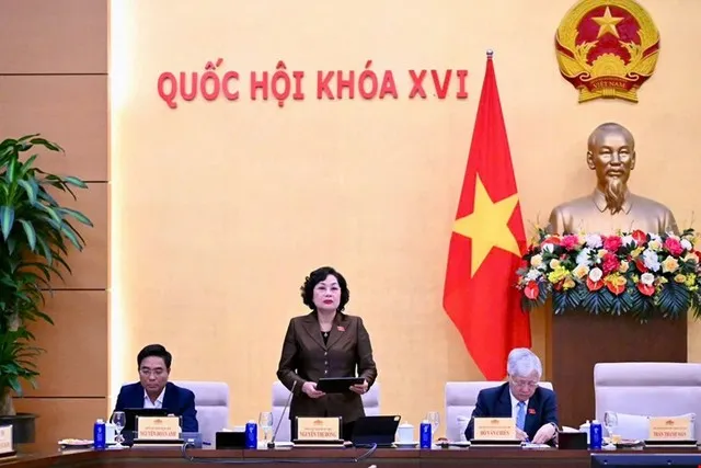 Phó Chủ tịch Quốc hội Nguyễn Thị Hồng chủ trì cuộc họp