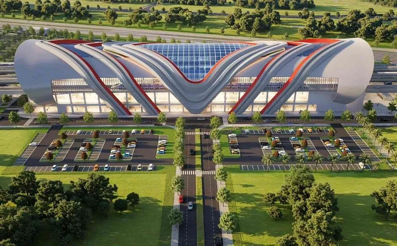 Phối cảnh một nhà ga của tuyến metro Bến Thành - Cần Giờ