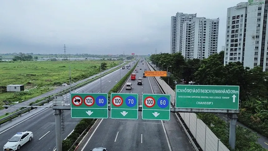 Một đoạn cao tốc Pháp Vân - Cầu Giẽ do Công ty Phương Thành đầu tư, vận hành khai thác.
