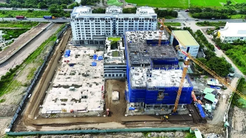 Một dự án nhà ở xã hội cho công nhân thuê tại TP.HCM. Ảnh: Lê Toàn.