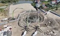 Thi công đài kiểm soát không lưu Cảng hàng không quốc tế Gia Bình (Ảnh: Báo Bắc Ninh).