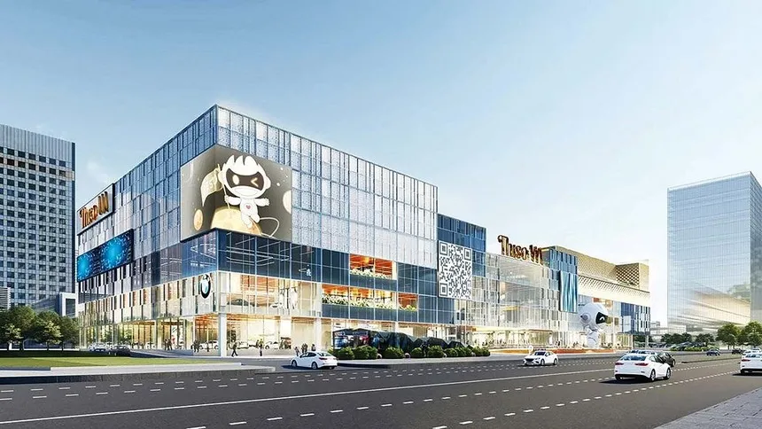 Trung tâm thương mại - Dịch vụ và Mua sắm THISO Mall do Công ty Đại Quang Minh (Thadico, thuộc Thaco Group) phát triển 