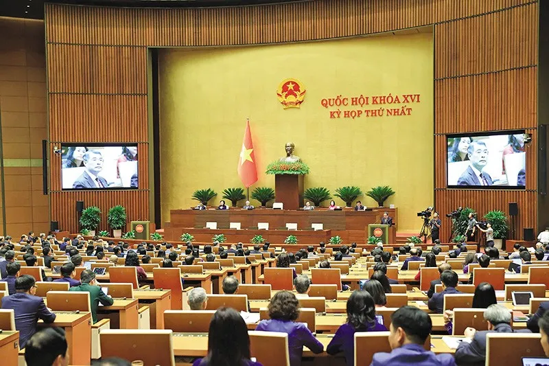 Một phiên họp toàn thể của Kỳ họp thứ nhất, Quốc hội khóa XVI 