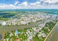 Dự án toạ lạc xã Tân Phú Đông và phường An Hoà, TP. Sa Đéc, tỉnh Đồng Tháp. Nguồn: baodongthap.vn