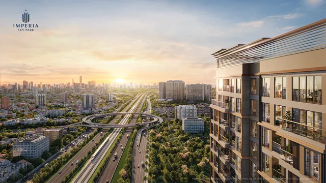Ảnh kiến trúc dự án Imperia Sky Park